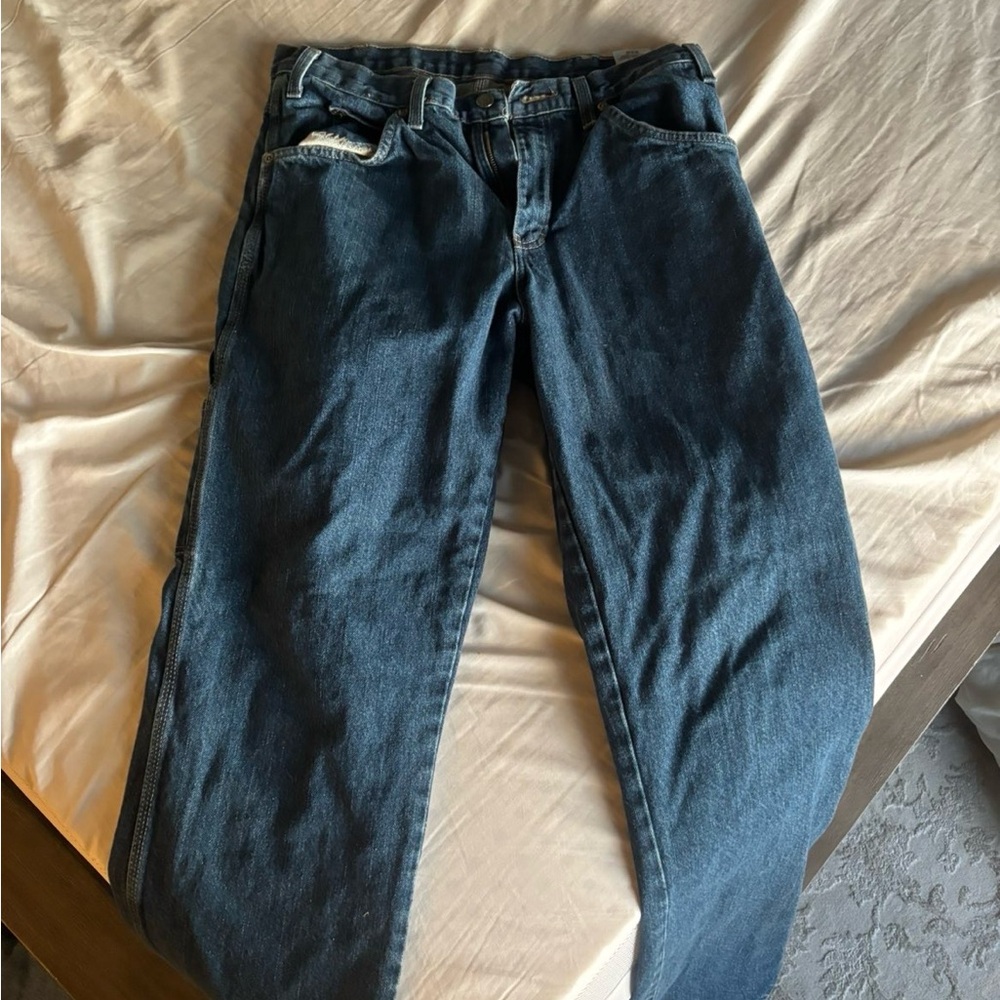 Dickies Men's Relaxed Fit Dark Blue Jeans